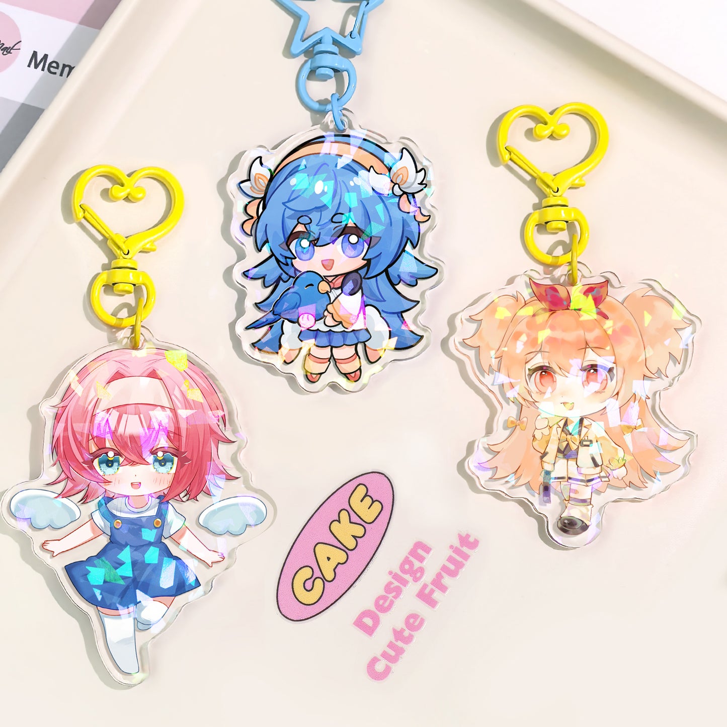 Holo Acrylic Keychains