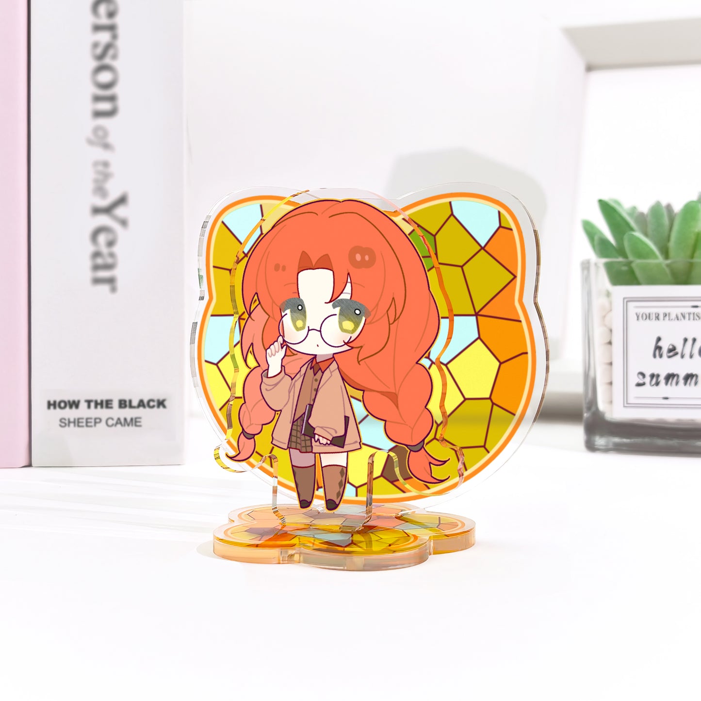 Custom Colored Acrylic Standees