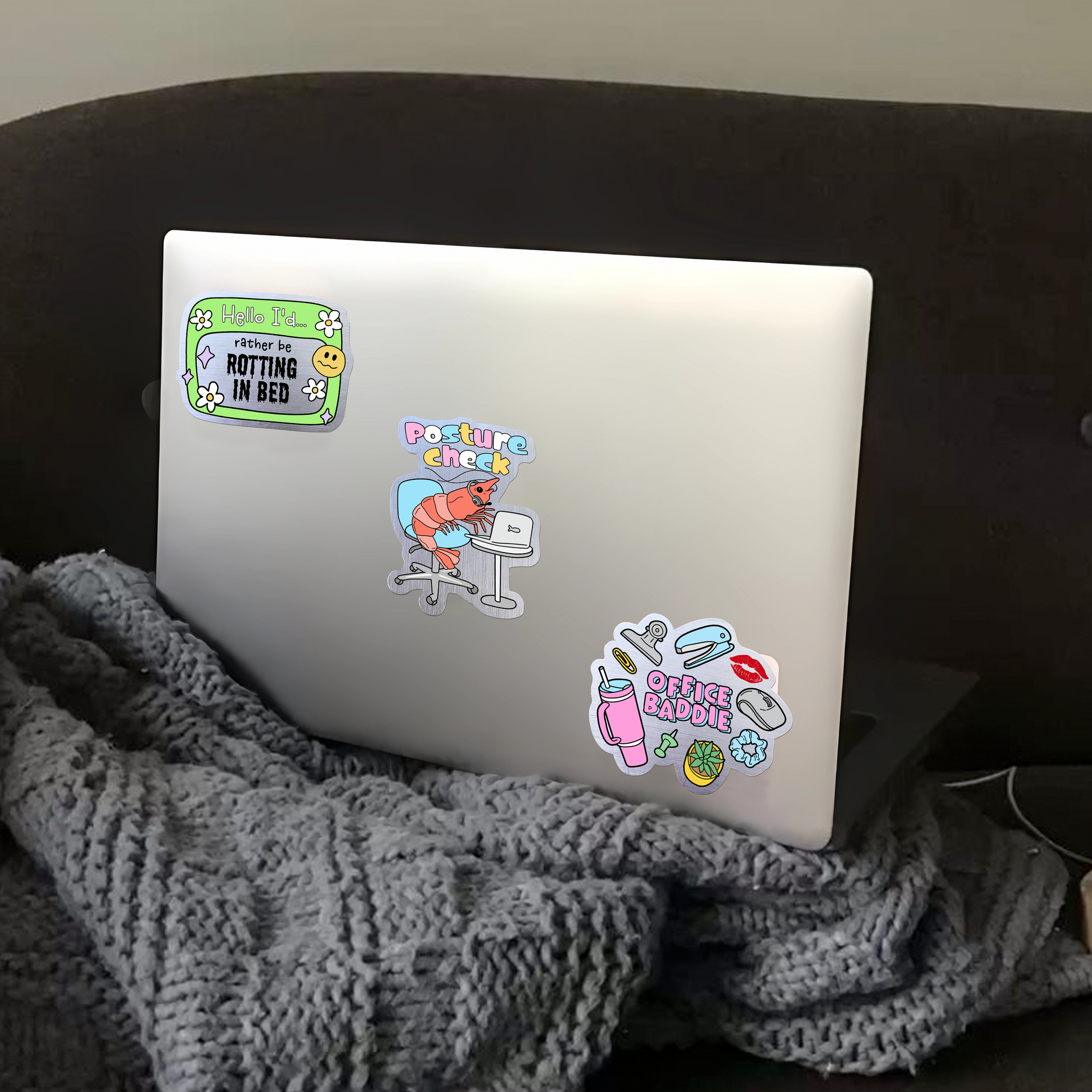 Silver Stickers — Sleek, Shiny, and Stylish