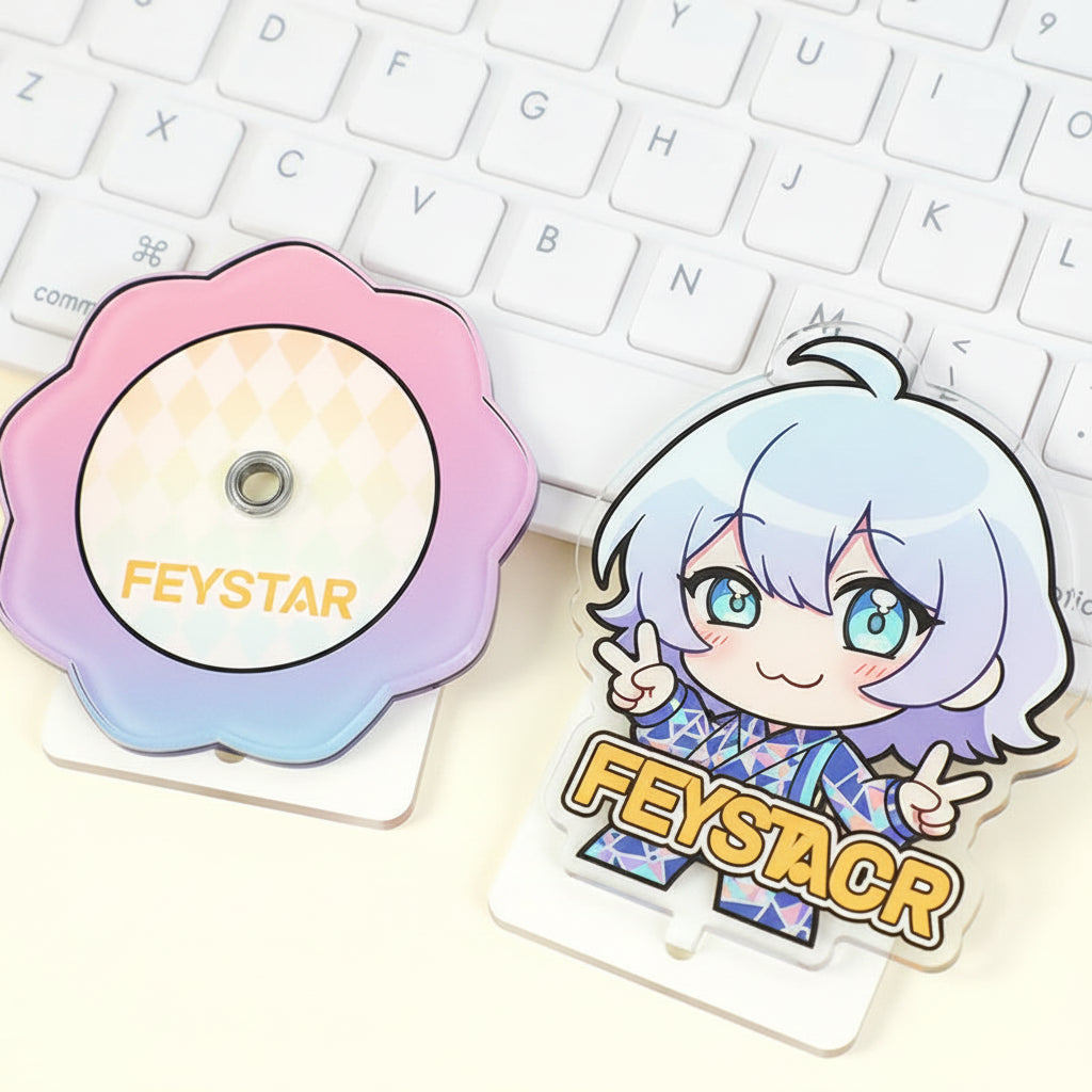 Custom Rotating Acrylic Standees