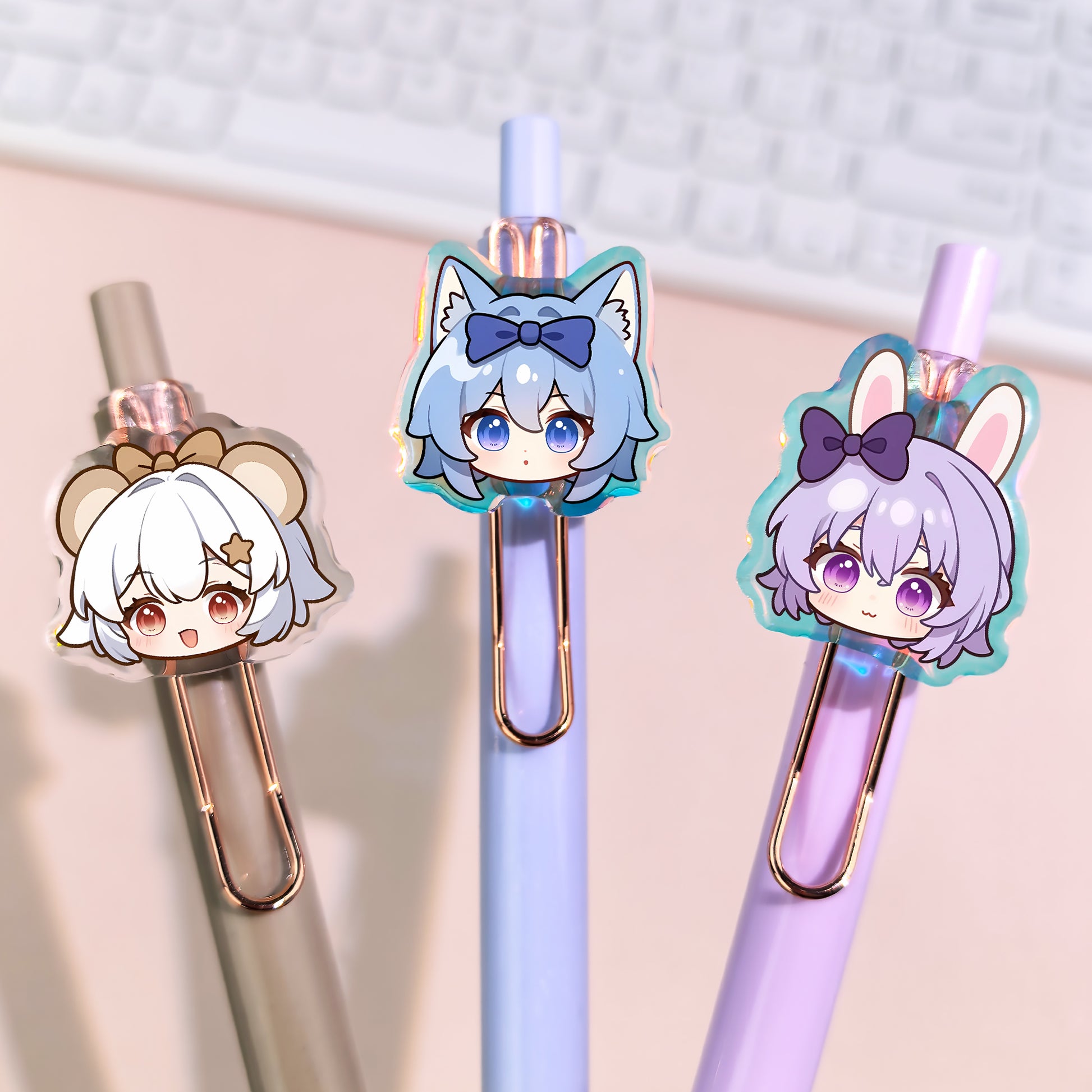 Anime Acrylic Rotating Ballpoint Pen