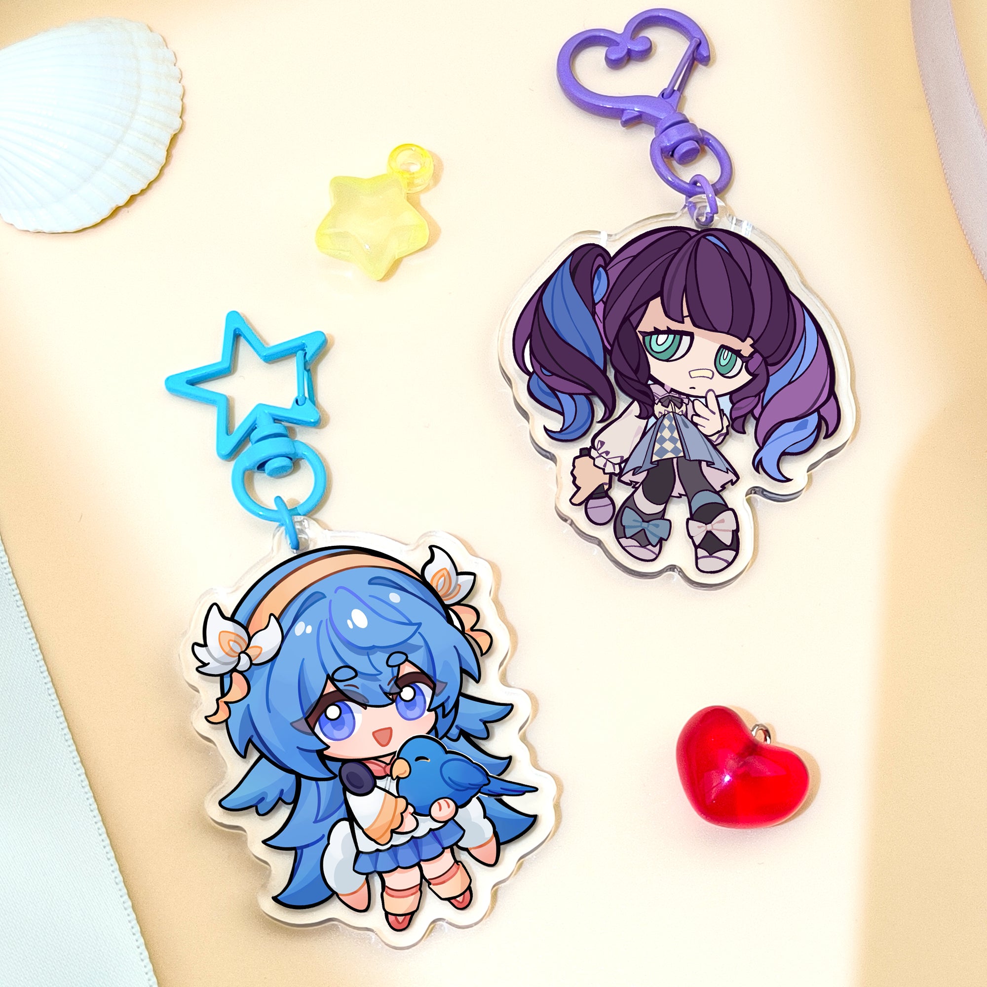 Clear Acrylic Keychains 