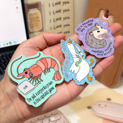 Holo Heart Stickers