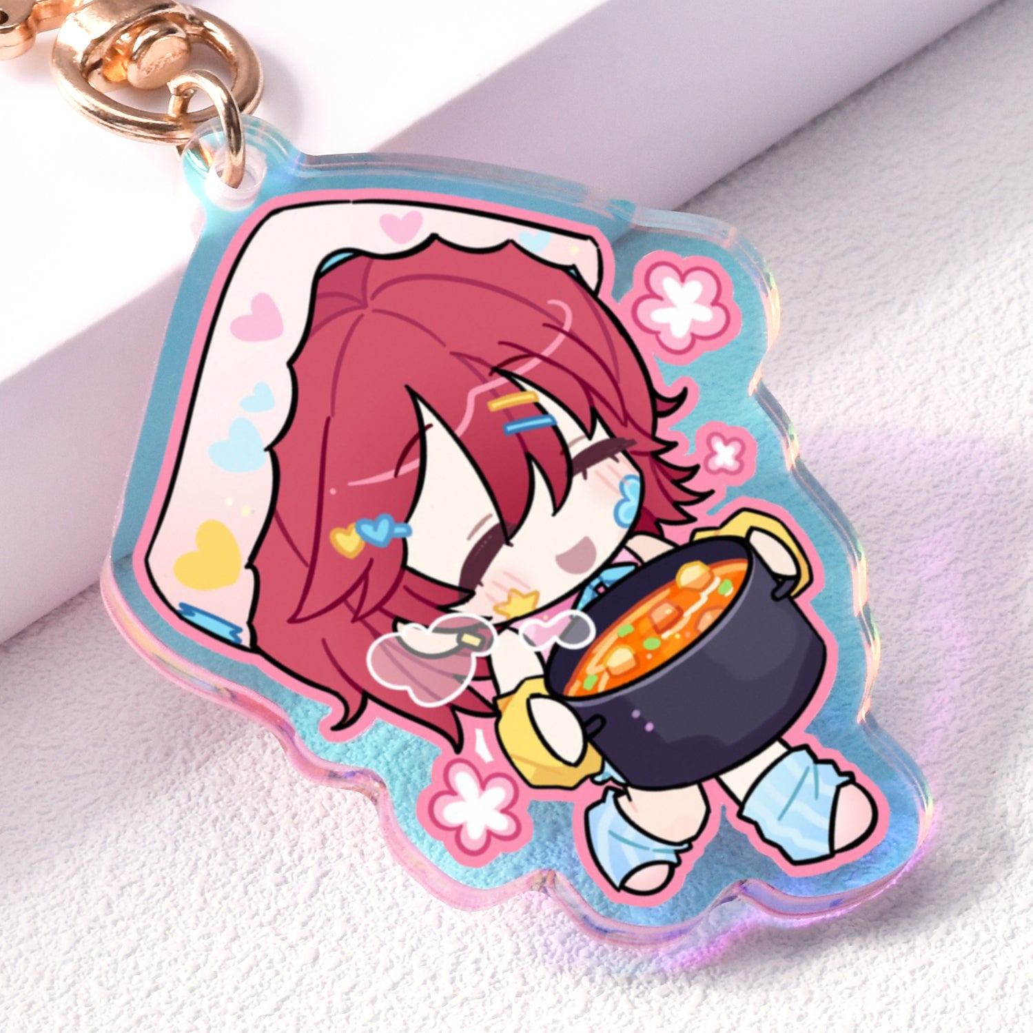 Rainbow Acrylic Keychains