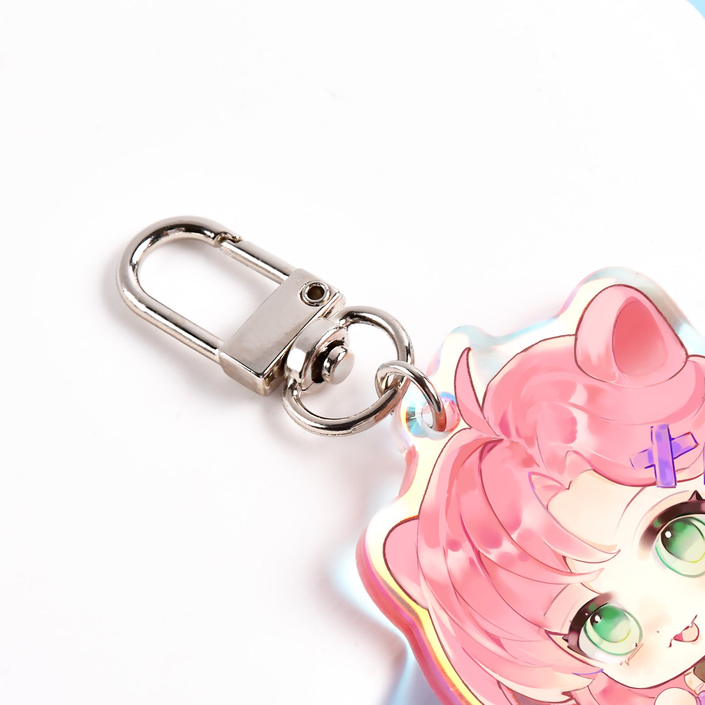 Rainbow Epoxy Keychains