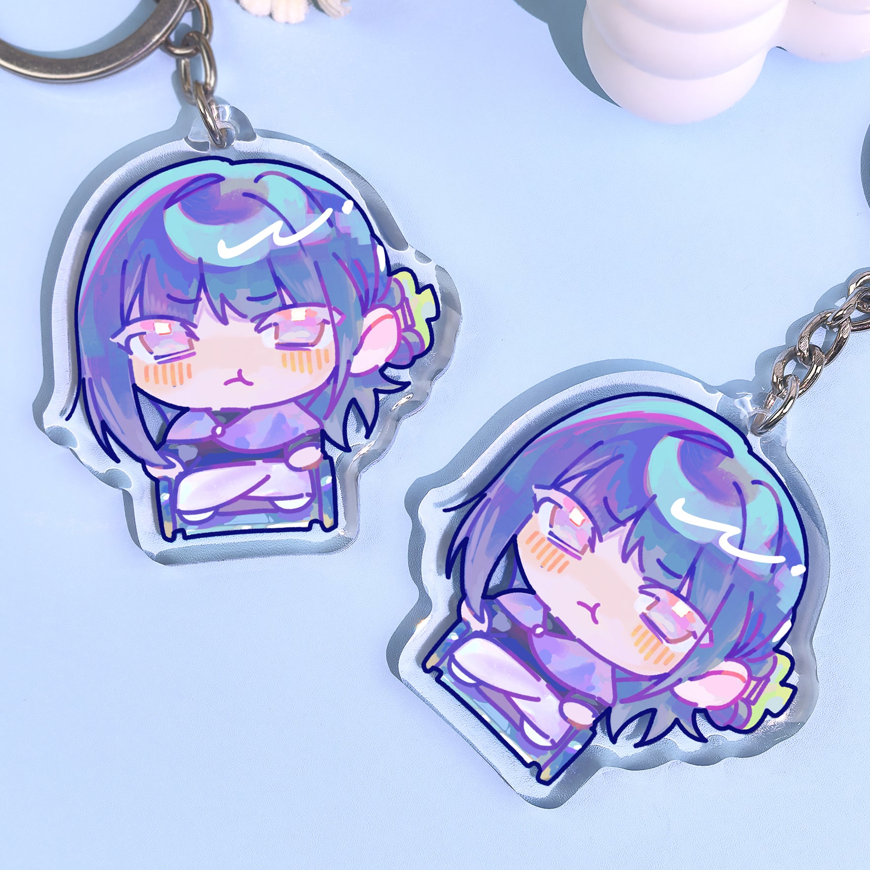 Epoxy Keychains | Epoxy Acrylic Keychains Durable shine with epoxy coating