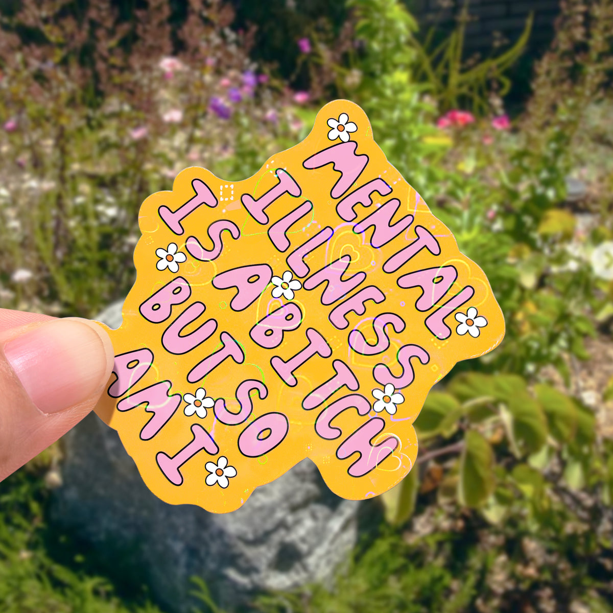 Holo Heart Stickers