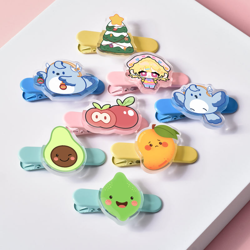 Custom Acrylic Hair Clips – Stylish and Personalized