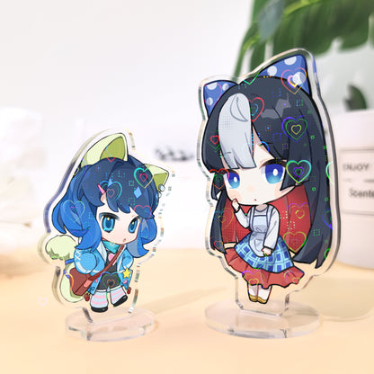 Holo Heart Acrylic Standees