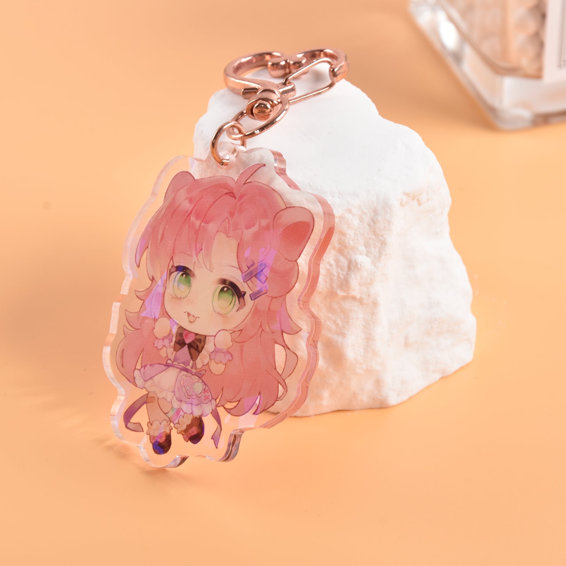 Series Connection Clear Acrylic Charms