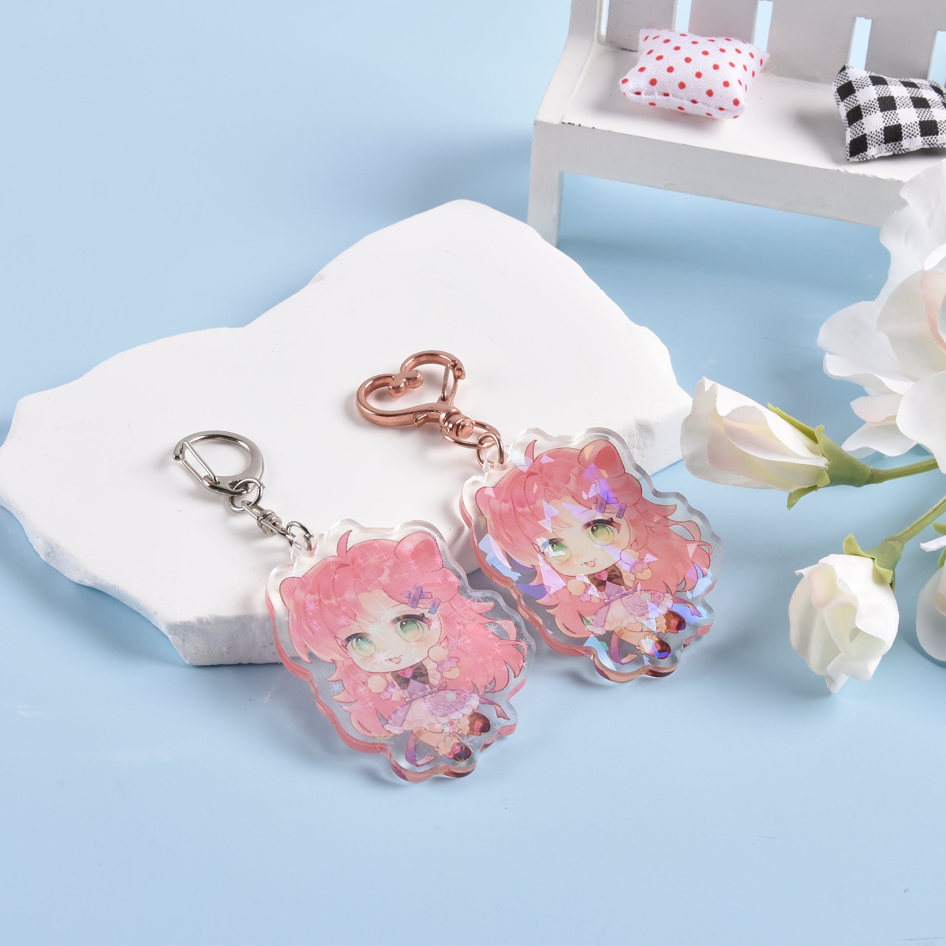 Custom Clear Acrylic Keychains