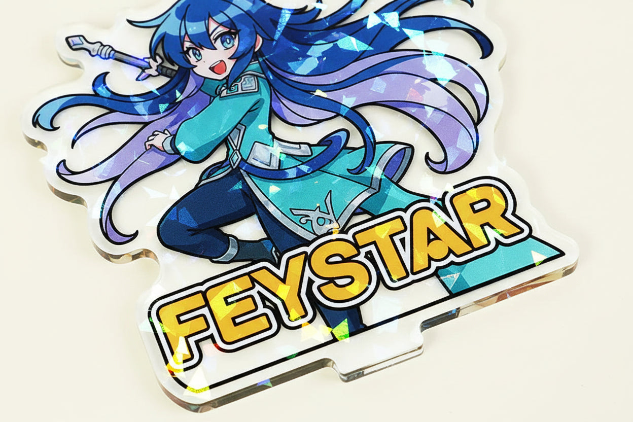 Custom Holographic Acrylic Standees