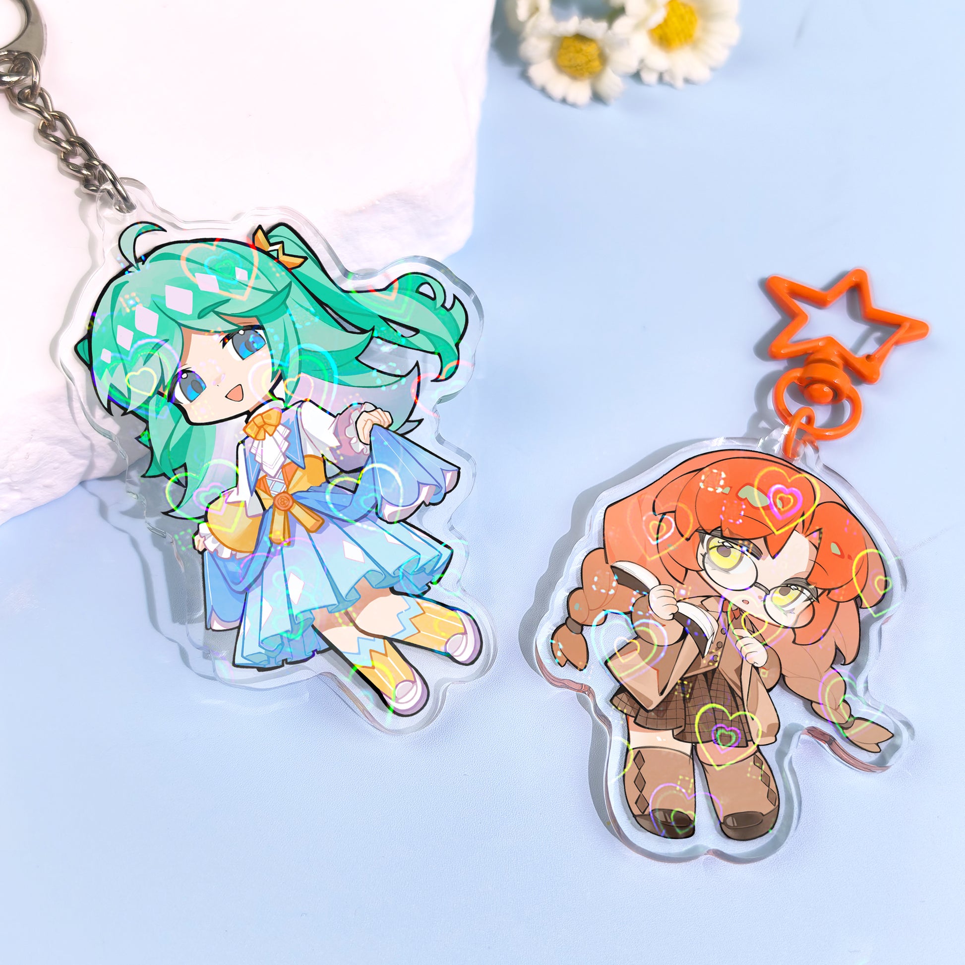 Holo Acrylic Keychains