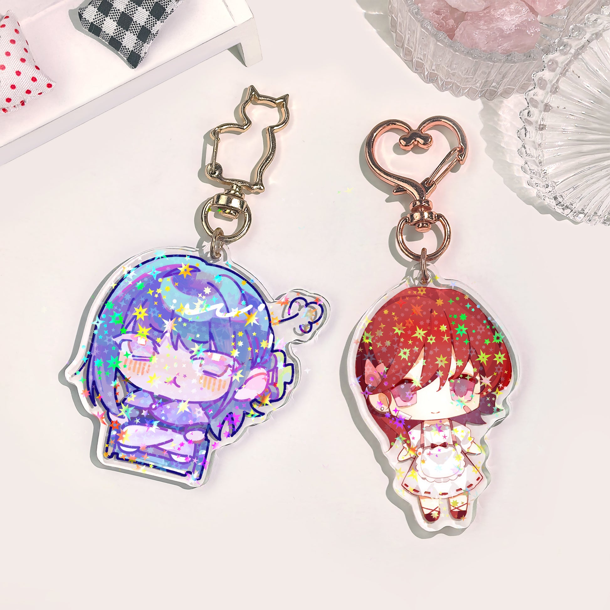 Holo Acrylic Keychains