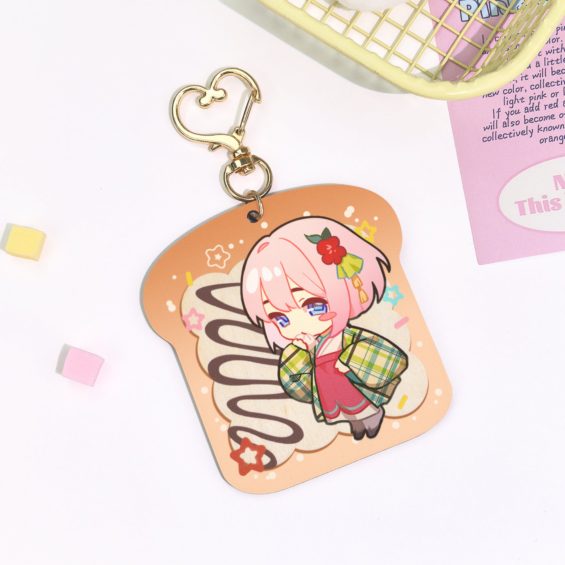 Custom Synthetic Wooden Keychains