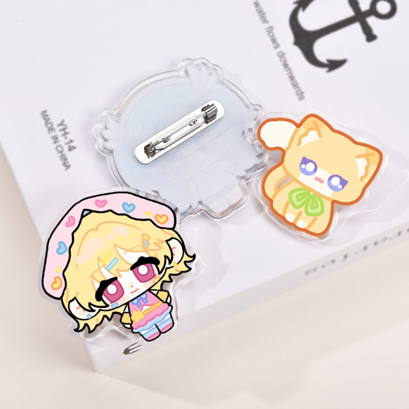 Custom Colored Acrylic Pins