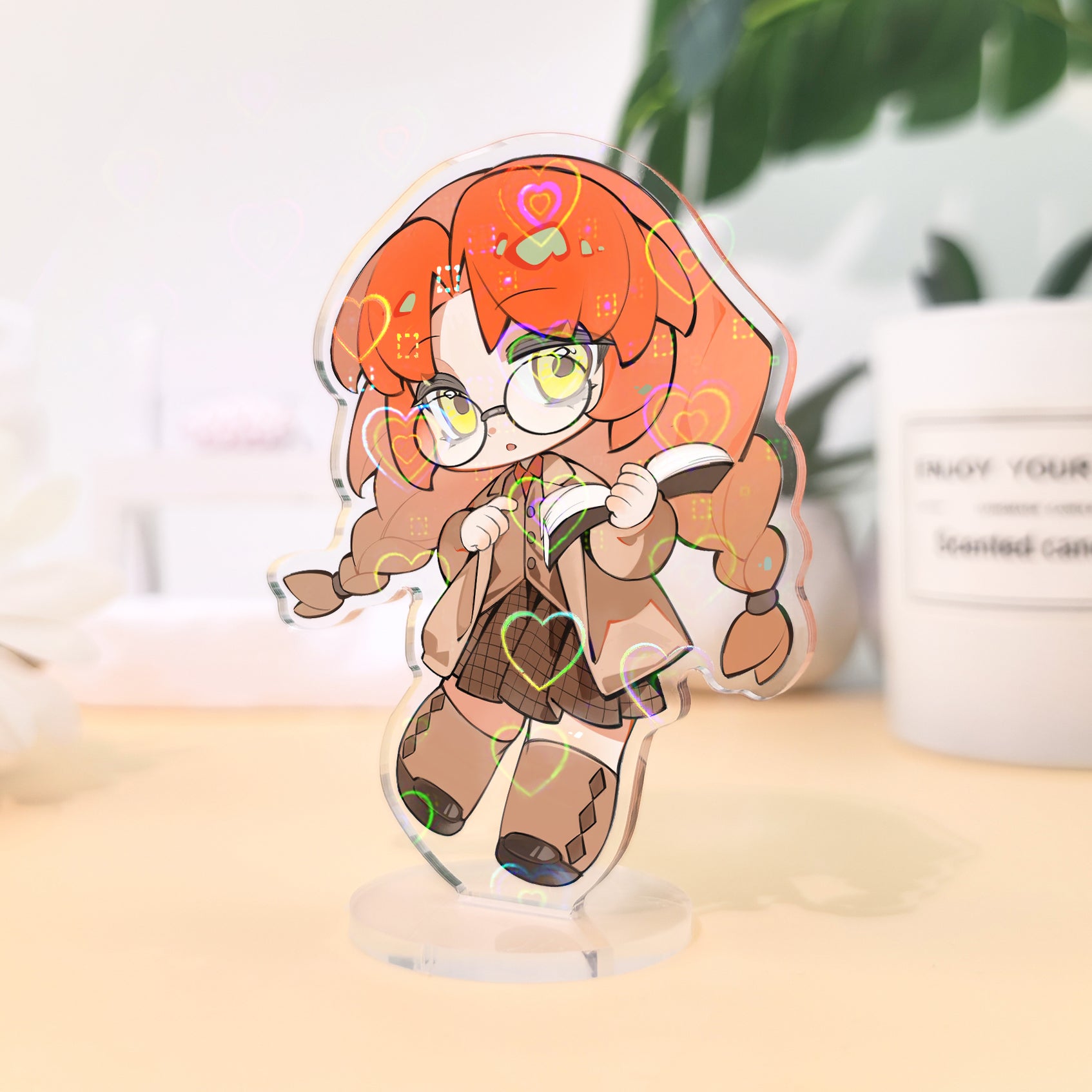 Holo Heart Acrylic Standees