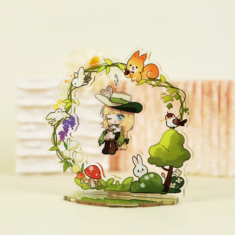 Custom Acrylic Wreath Dangling Shaker Standees