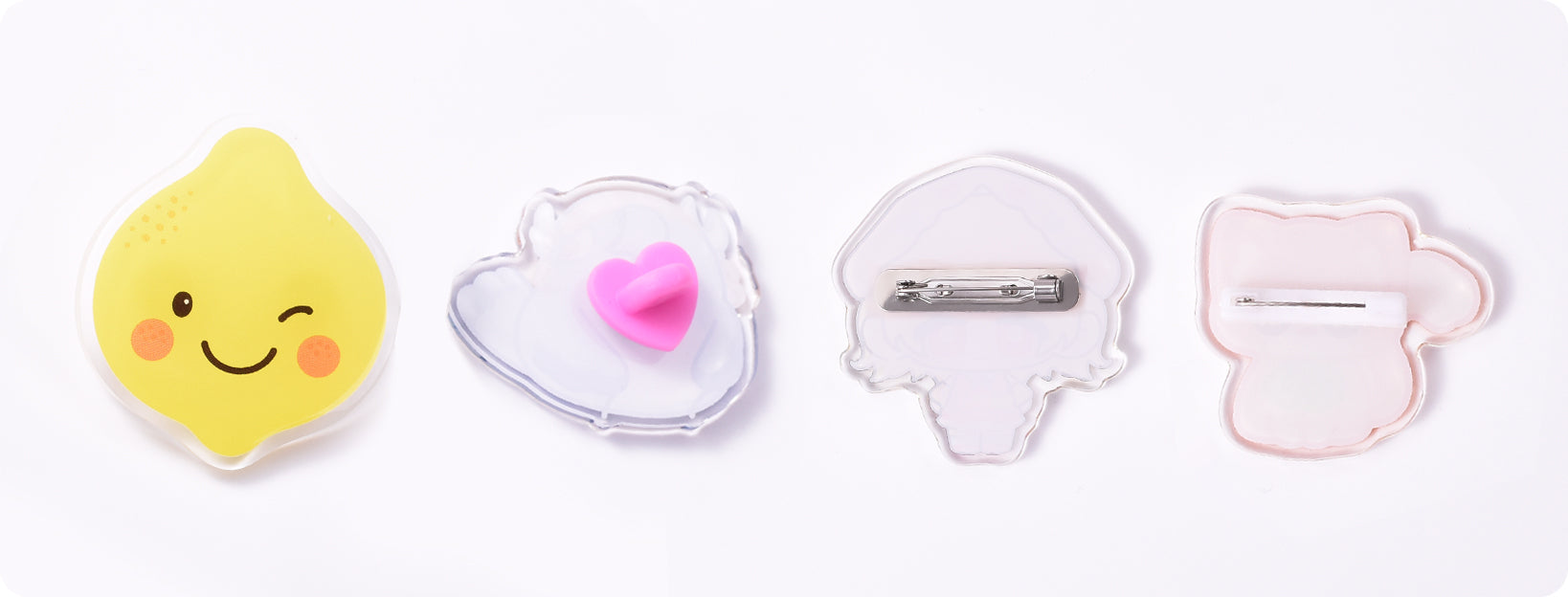 Custom Opaque Holographic AcrylicPins