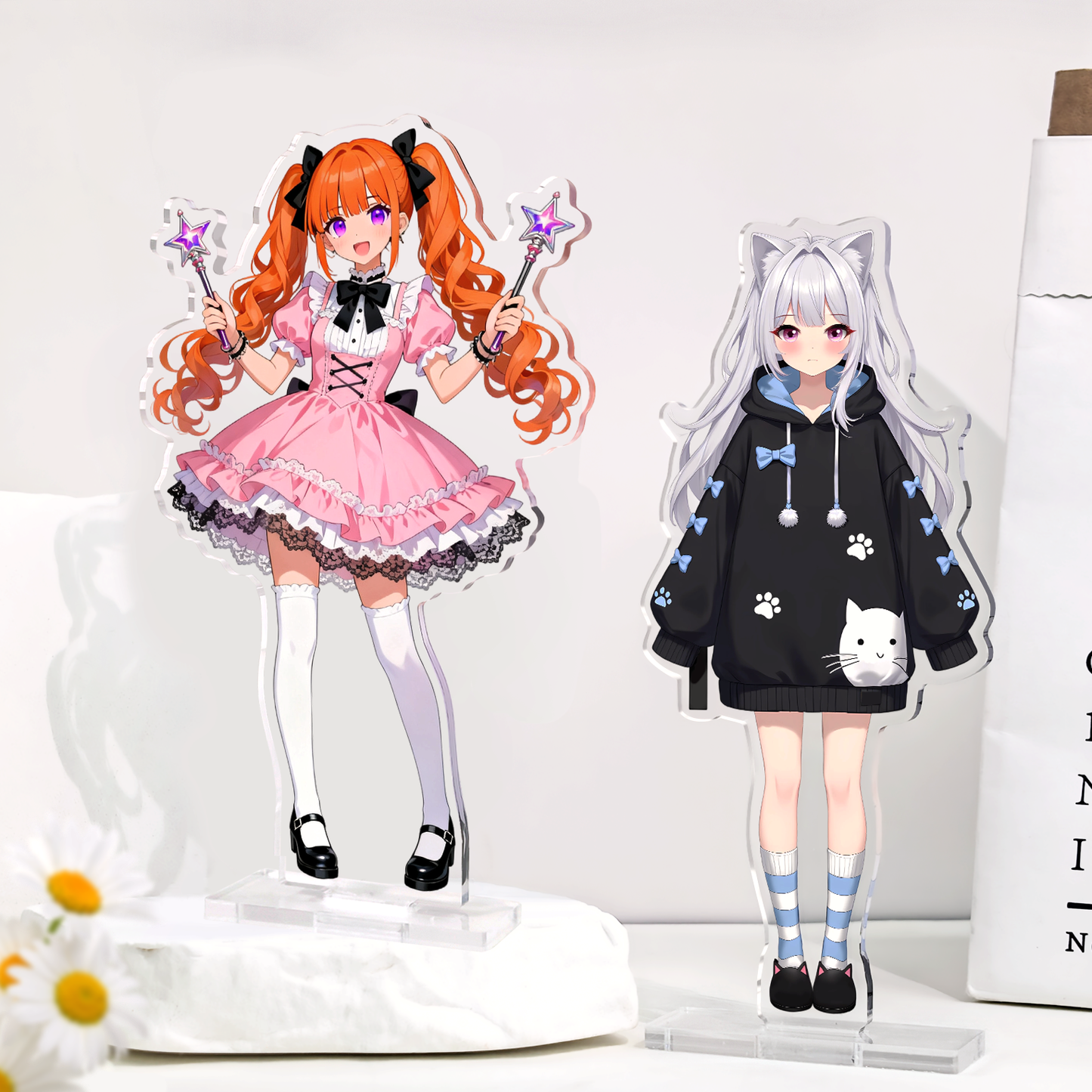 Custom Clear Acrylic Standees