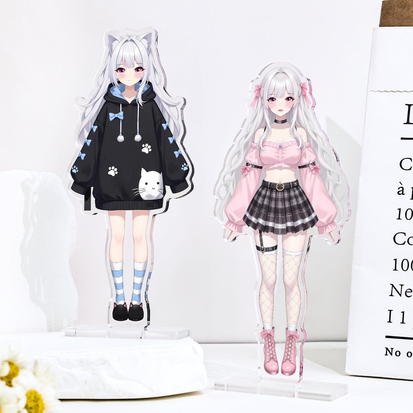 Custom Clear Acrylic Standees