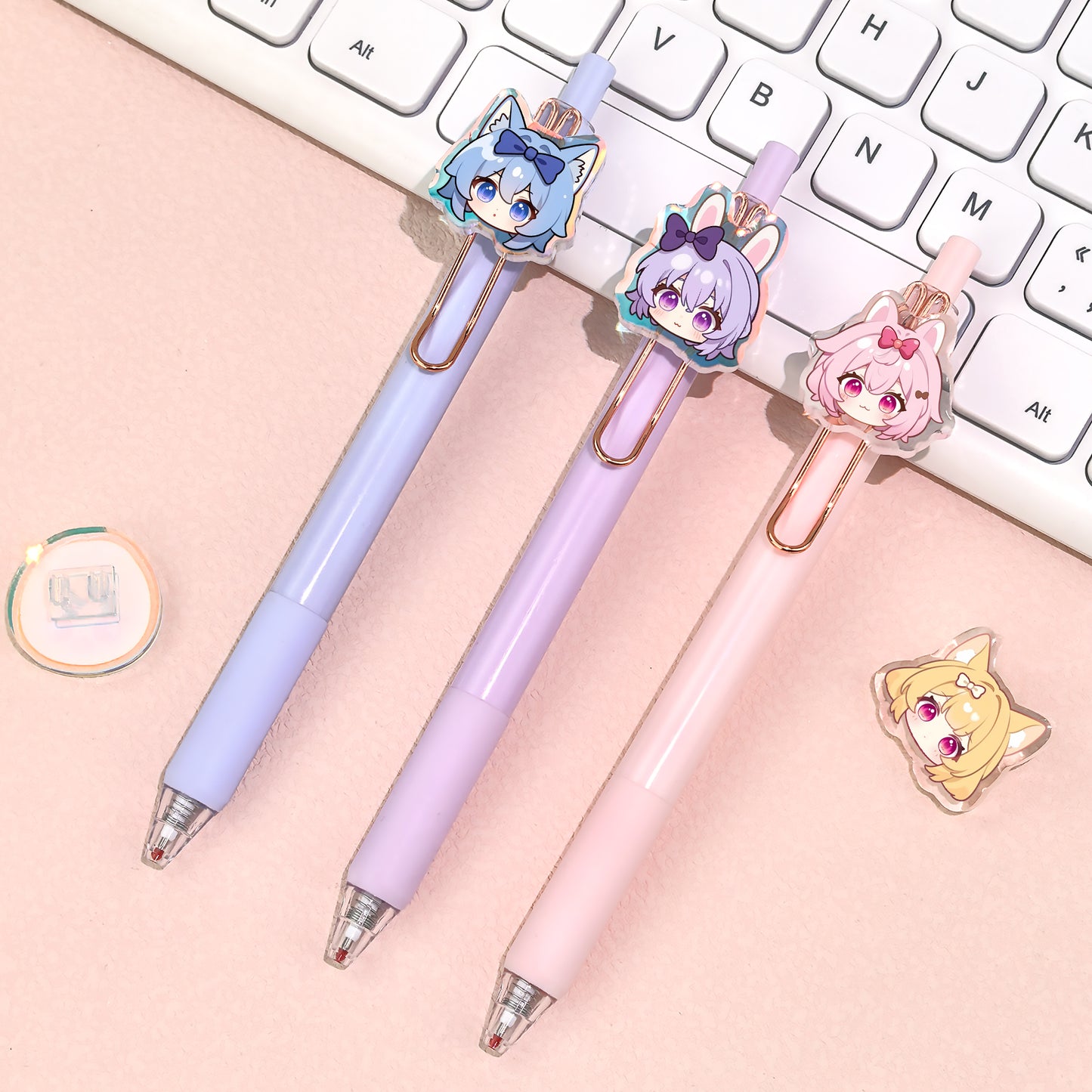 Anime Acrylic Rotating Ballpoint Pen