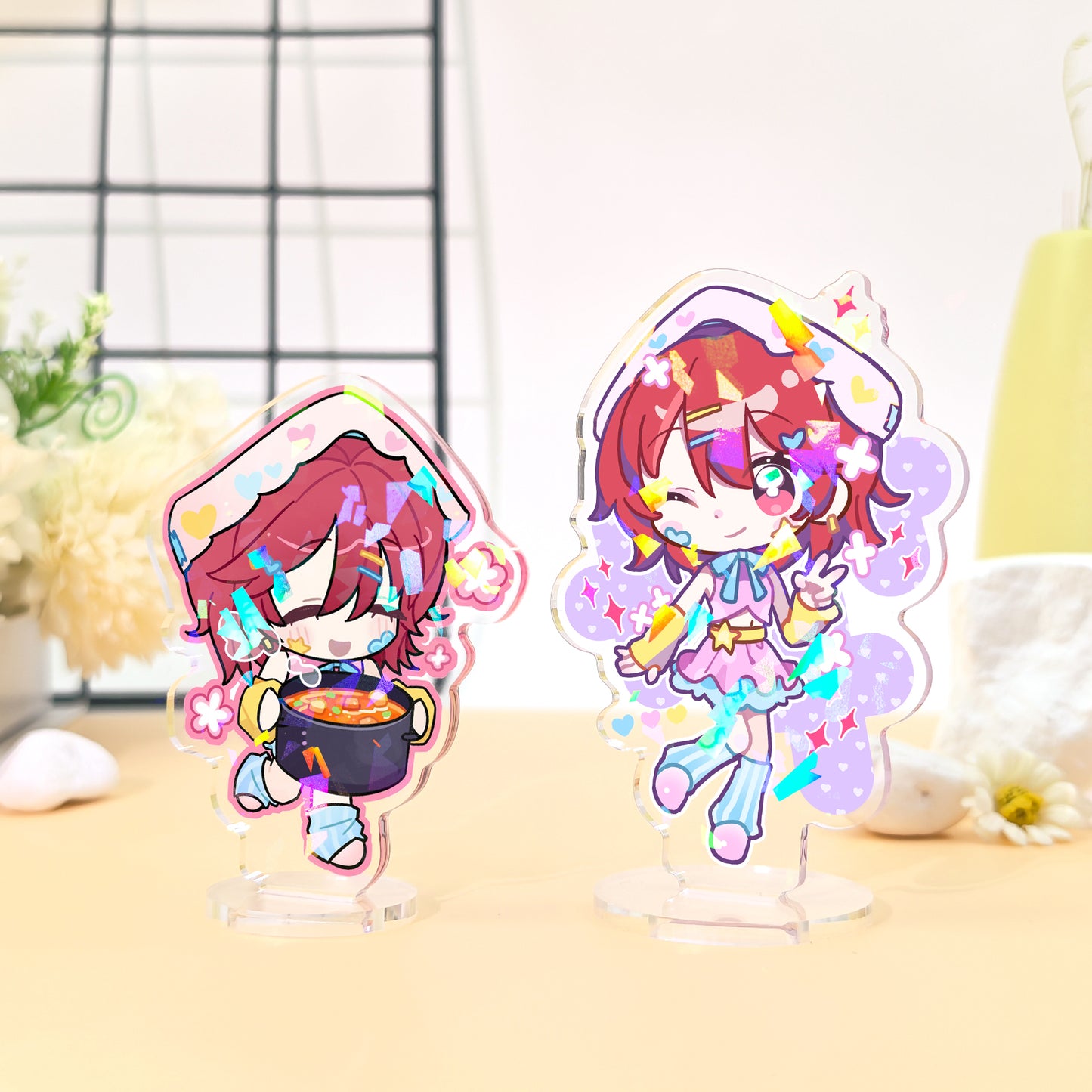 Broken Glass Acrylic Standees