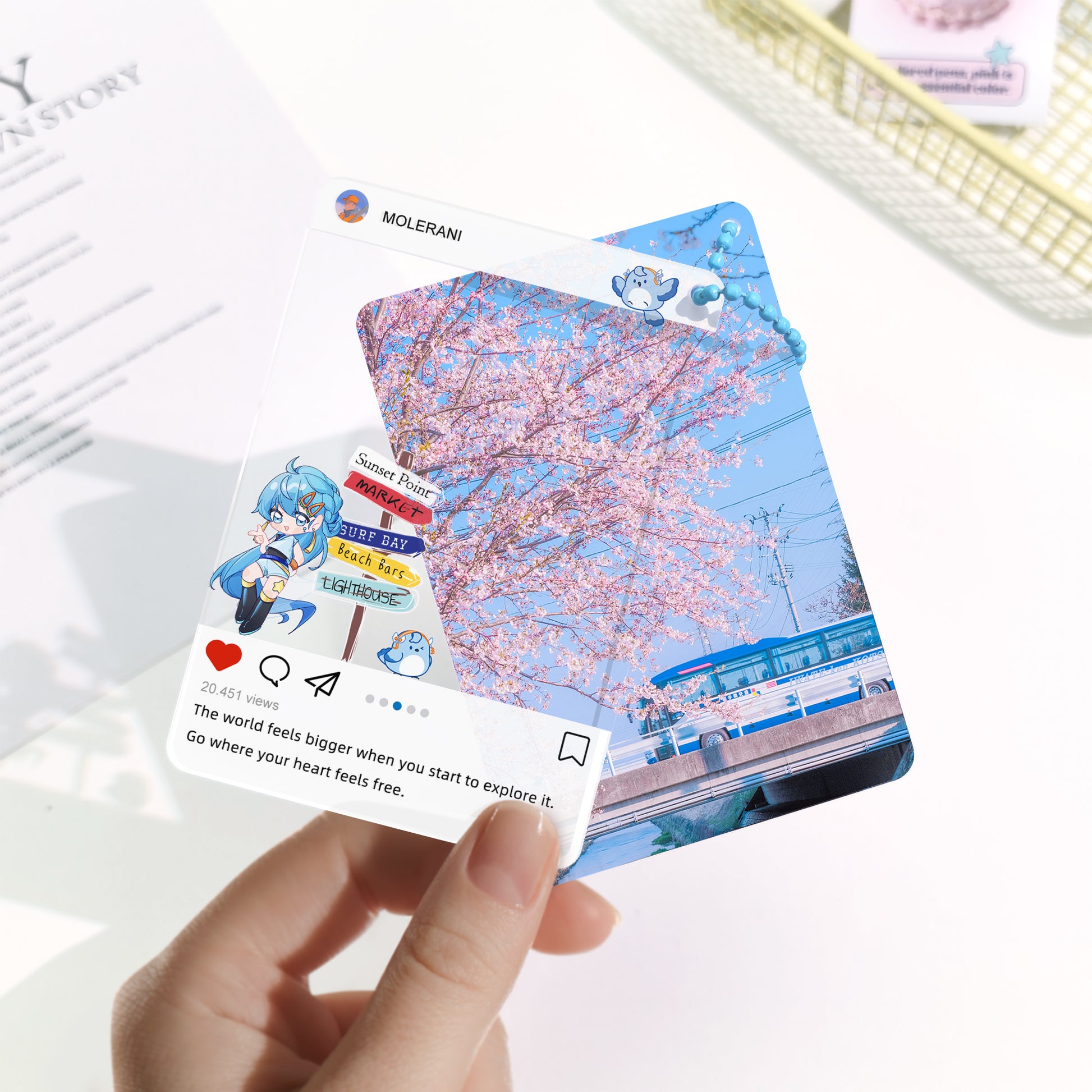 Acrylic See-Through Cards - Lightweight, Sleek, and Customizable