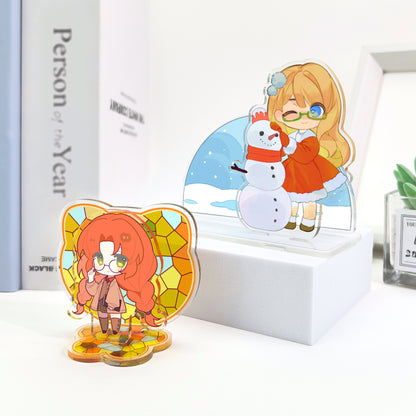 Custom Rainbow Acrylic Standees