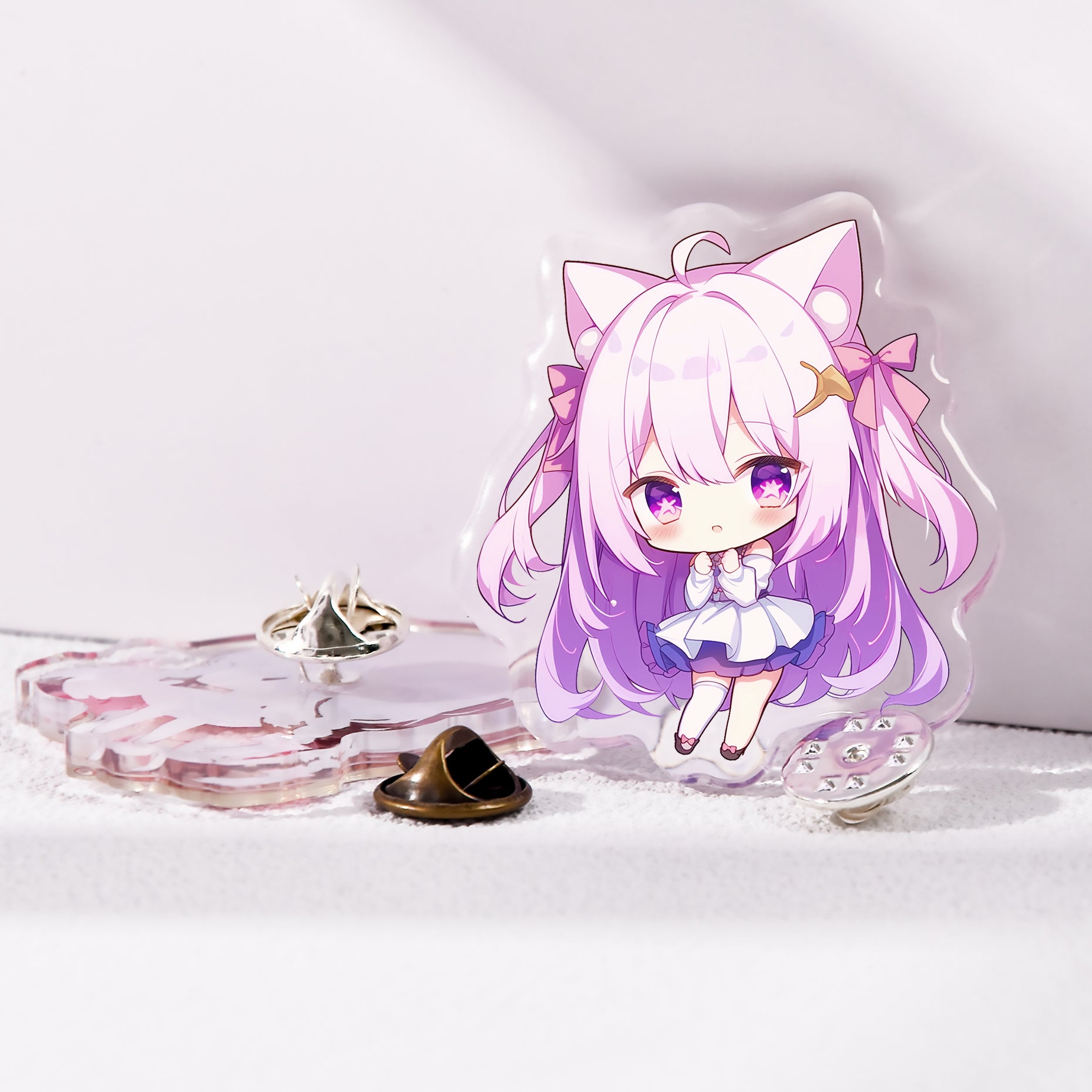 Custom Frosted Acrylic Pins