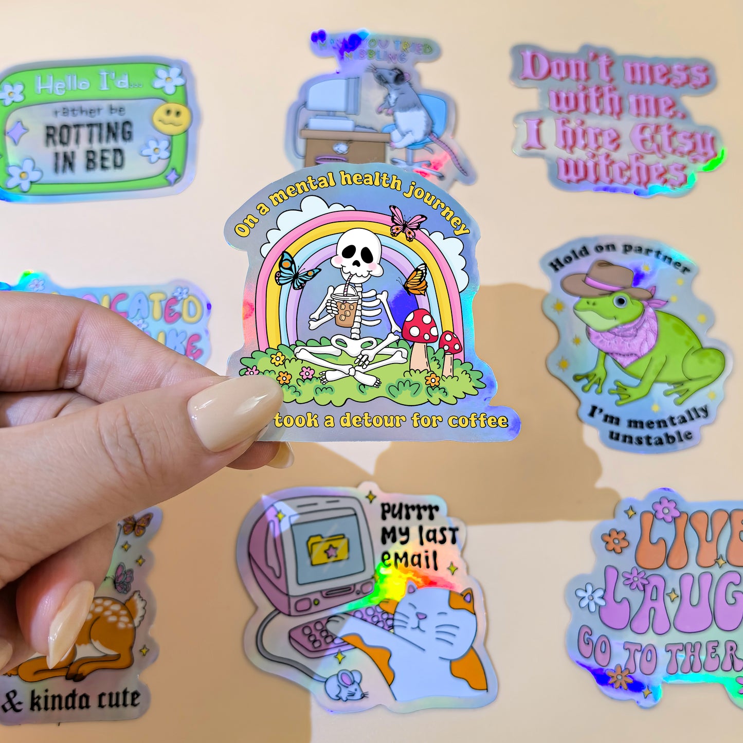 Holographic Stickers
