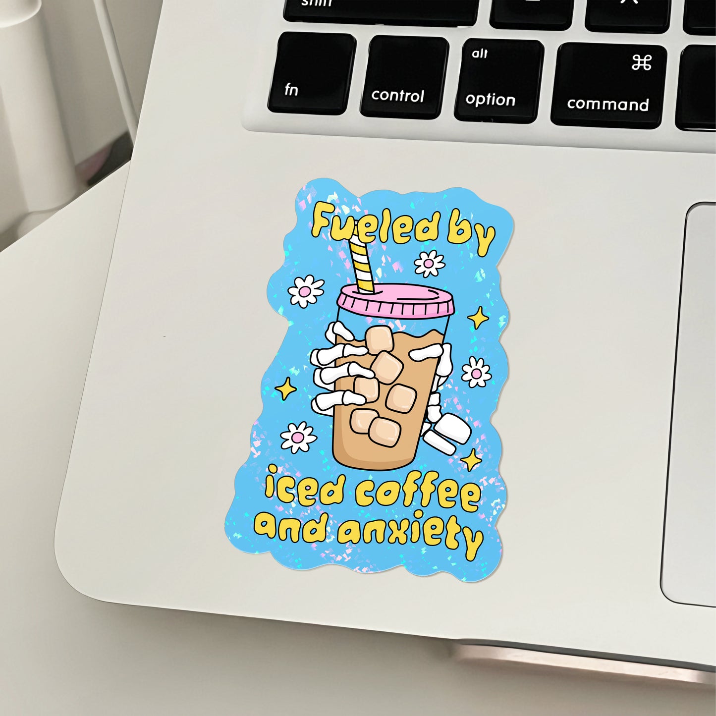 Holo broken Glasses Stickers