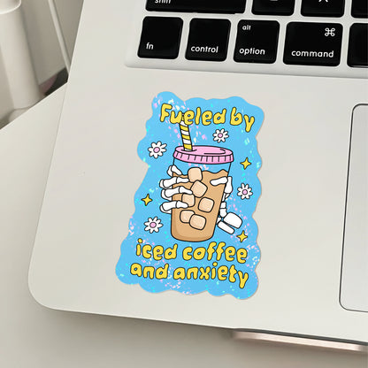 Holo broken Glasses Stickers