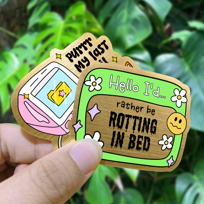 Brushed Gold Stickers