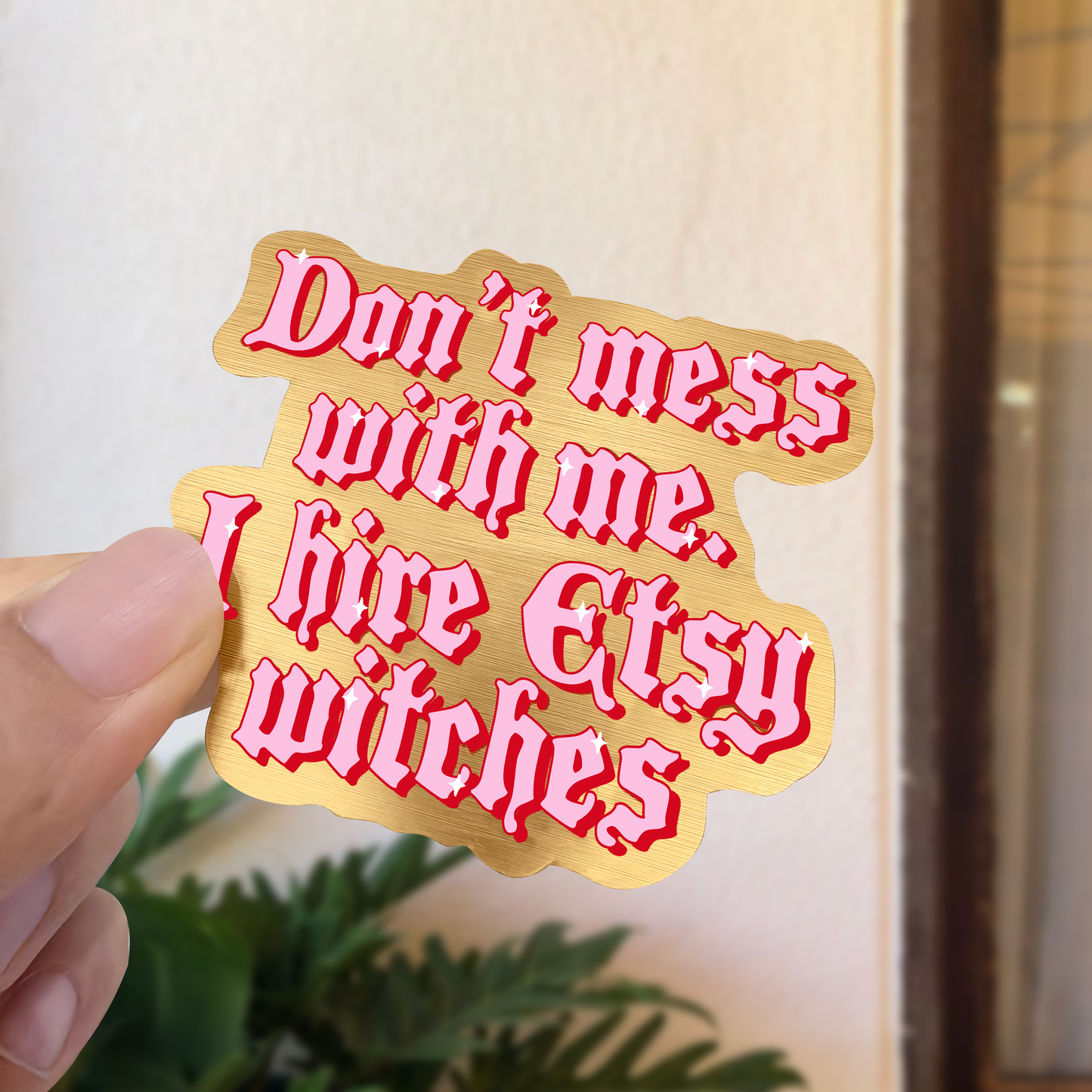 Brushed Gold Stickers