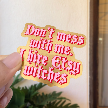 Brushed Gold Stickers