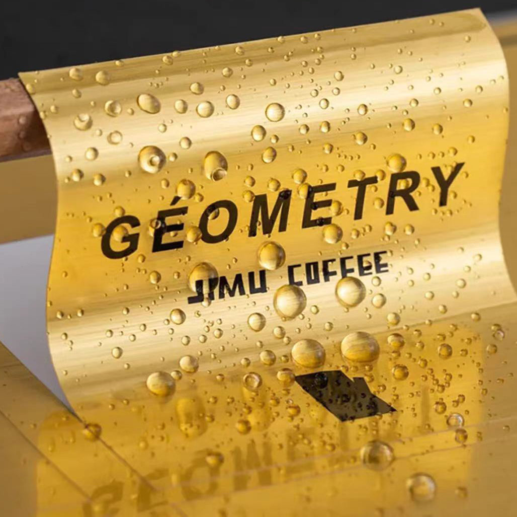 Brushed Gold Stickers