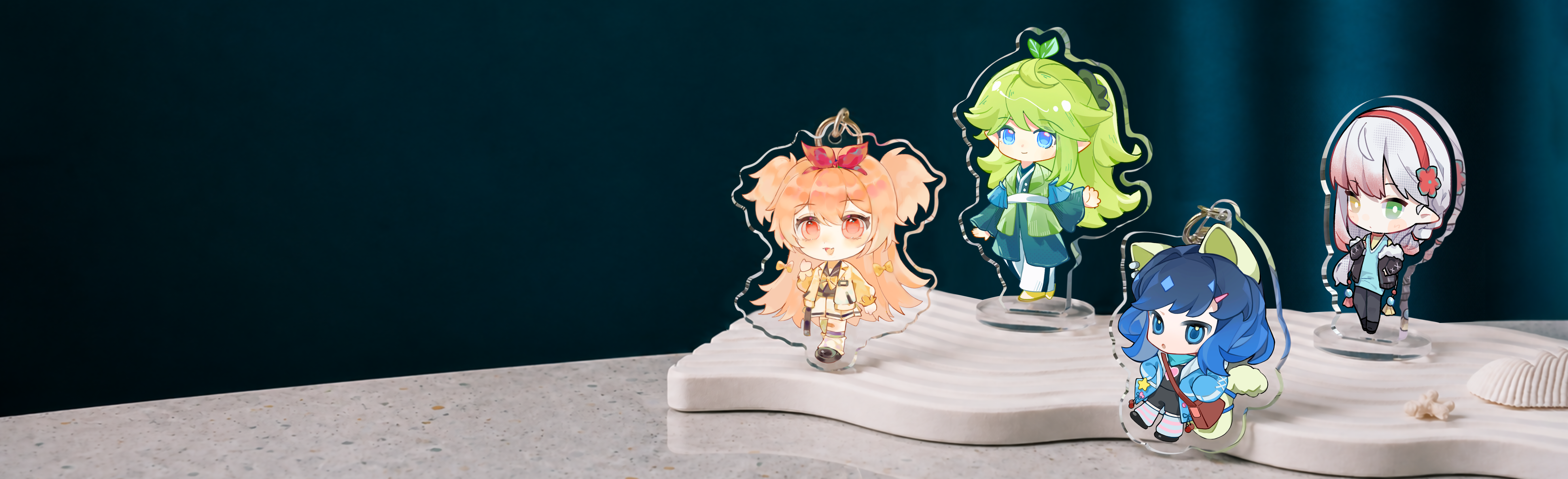 Acrylic keychains display